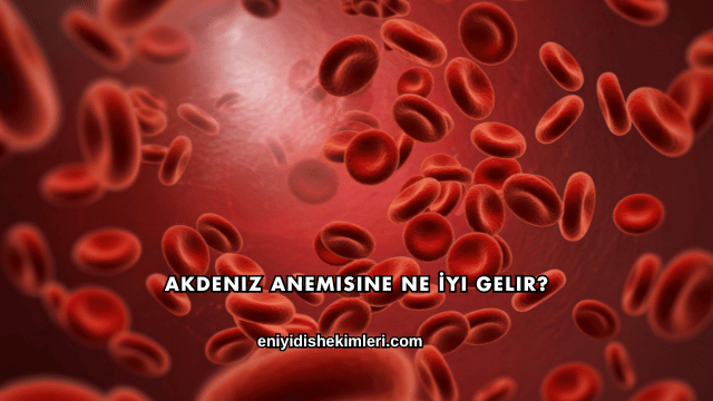 Akdeniz Anemisine Ne İyi Gelir?