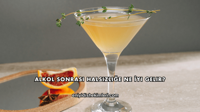 Alkol Sonrası Halsizliğe Ne İyi Gelir?