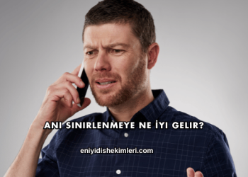 Ani Sinirlenmeye Ne İyi Gelir?