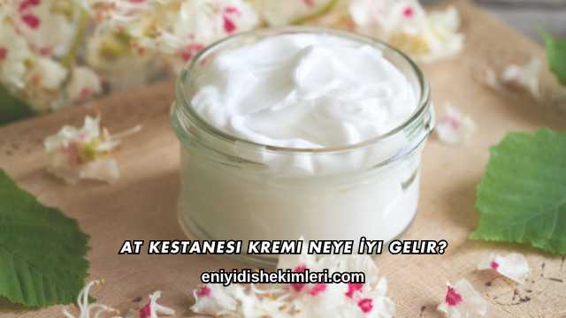 At Kestanesi Kremi Neye İyi Gelir?