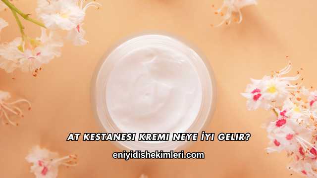 At Kestanesi Kremi Neye İyi Gelir?