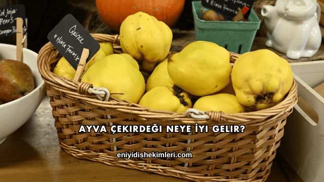 Ayva Çekirdeği Neye İyi Gelir?