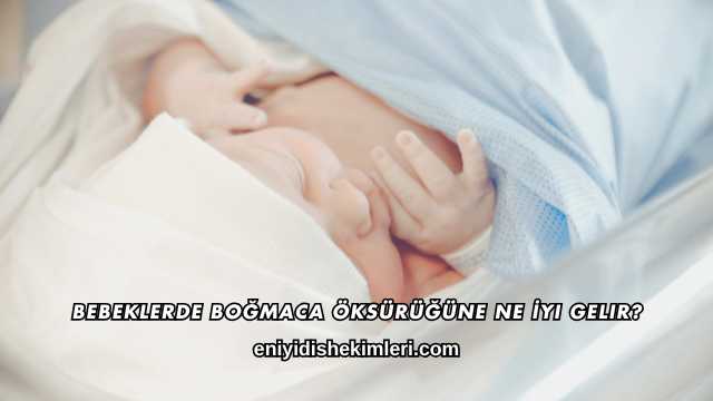 Bebeklerde Boğmaca Öksürüğüne Ne İyi Gelir?