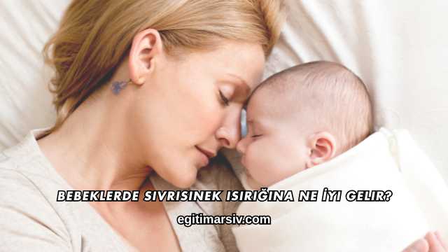 Bebeklerde Sivrisinek Isırığına Ne İyi Gelir?