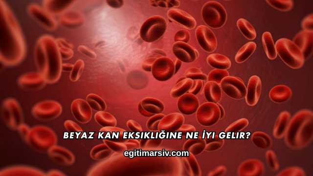 Beyaz Kan Eksikliğine Ne İyi Gelir?