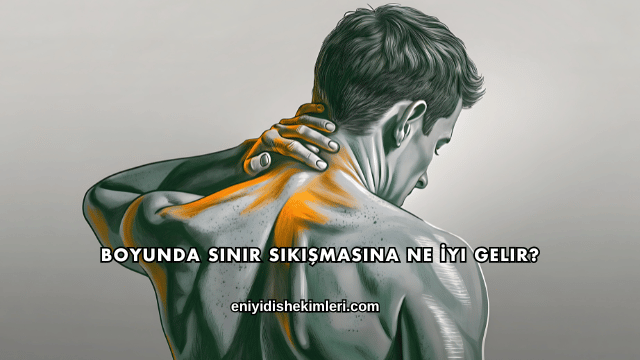 Boyunda Sinir Sıkışmasına Ne İyi Gelir?