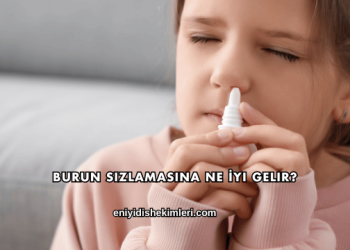 Burun Sızlamasına Ne İyi Gelir?