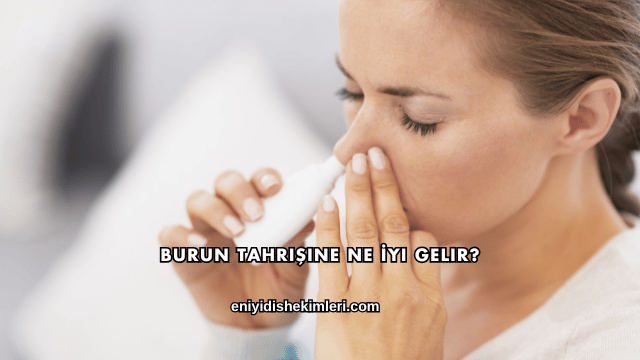 Burun Tahrişine Ne İyi Gelir?