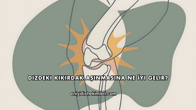 Dizdeki Kıkırdak Aşınmasına Ne İyi Gelir?