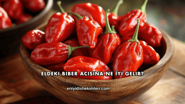 Eldeki Biber Acısına Ne İyi Gelir?
