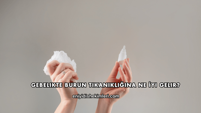 Gebelikte Burun Tıkanıklığına Ne İyi Gelir?