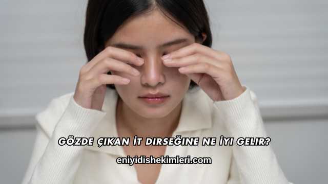 Gözde Çıkan İt Dirseğine Ne İyi Gelir?