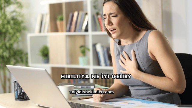 Hırıltıya Ne İyi Gelir?