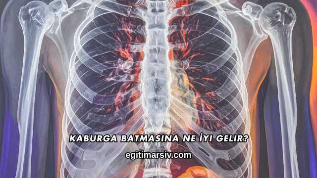 Kaburga Batmasına Ne İyi Gelir?