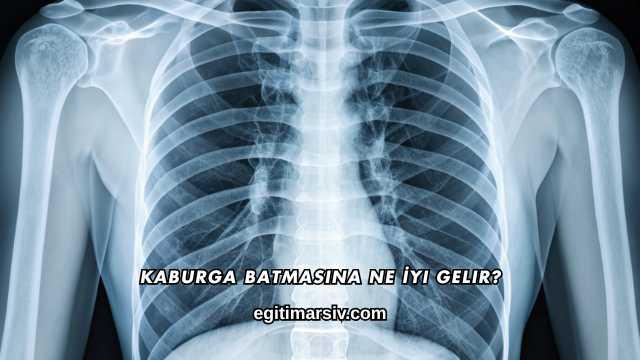 Kaburga Batmasına Ne İyi Gelir?