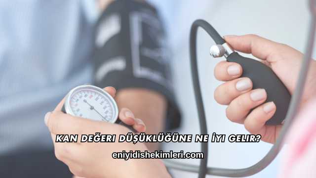 Kan Değeri Düşüklüğüne Ne İyi Gelir?