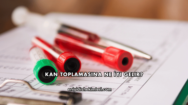 Kan Toplamasına Ne İyi Gelir?