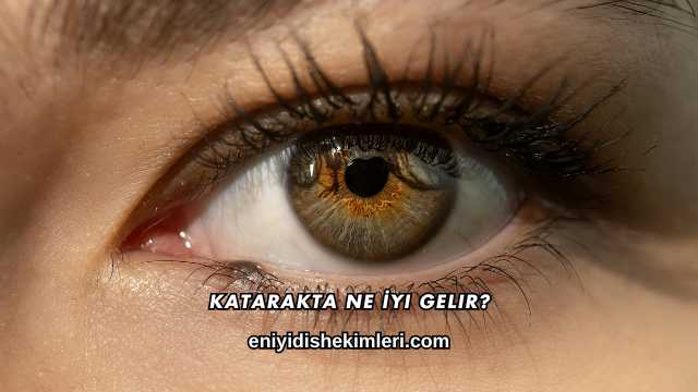 Katarakta Ne İyi Gelir?