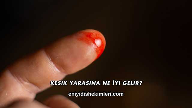 Kesik Yarasına Ne İyi Gelir?