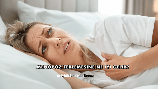 Menopoz Terlemesine Ne İyi Gelir?