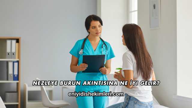 Nezleye Burun Akıntısına Ne İyi Gelir?