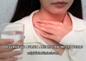 Öksürük ve Burun Akıntısına Ne İyi Gelir?