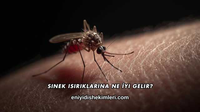 Sinek Isırıklarına Ne İyi Gelir?