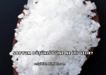 Sodyum Düşüklüğüne Ne İyi Gelir?