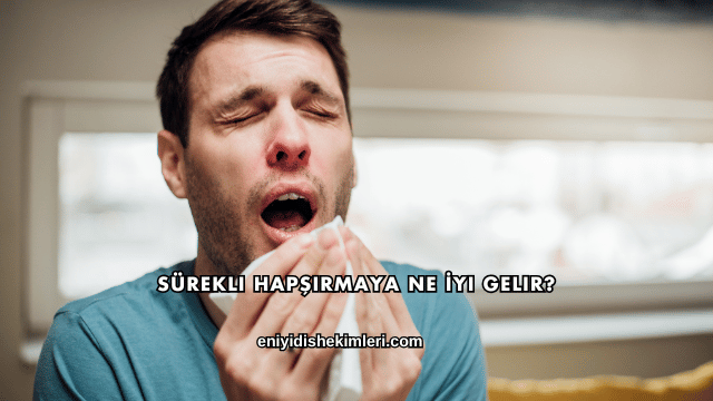 Sürekli Hapşırmaya Ne İyi Gelir?