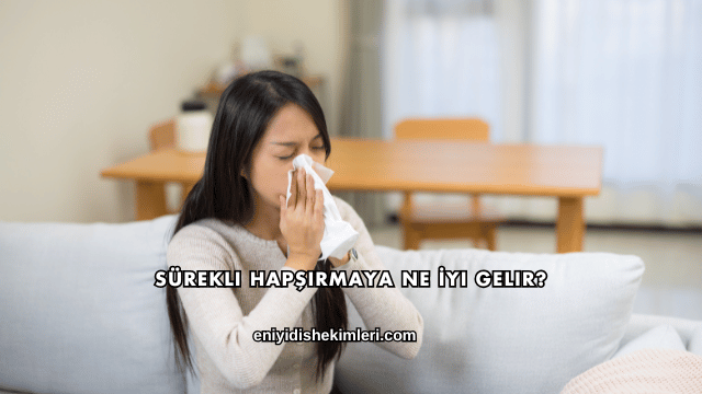 Sürekli Hapşırmaya Ne İyi Gelir?