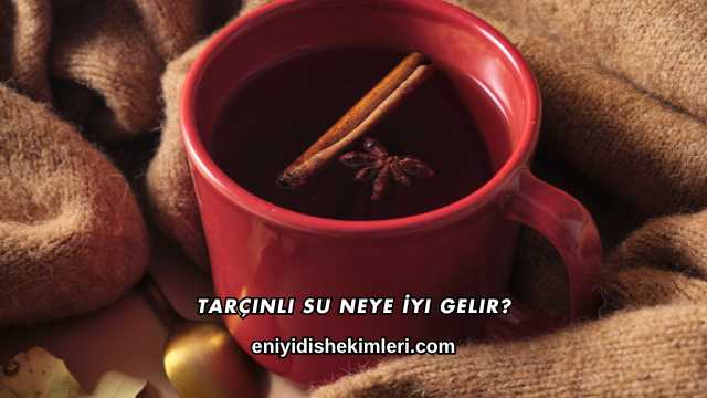 Tarçınlı Su Neye İyi Gelir?