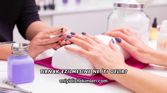 Tırnak Ezilmesine Ne İyi Gelir?